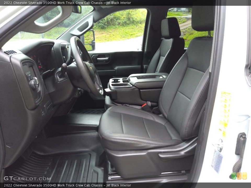 Jet Black Interior Photo for the 2022 Chevrolet Silverado 3500HD Work Truck Crew Cab Chassis #144714535