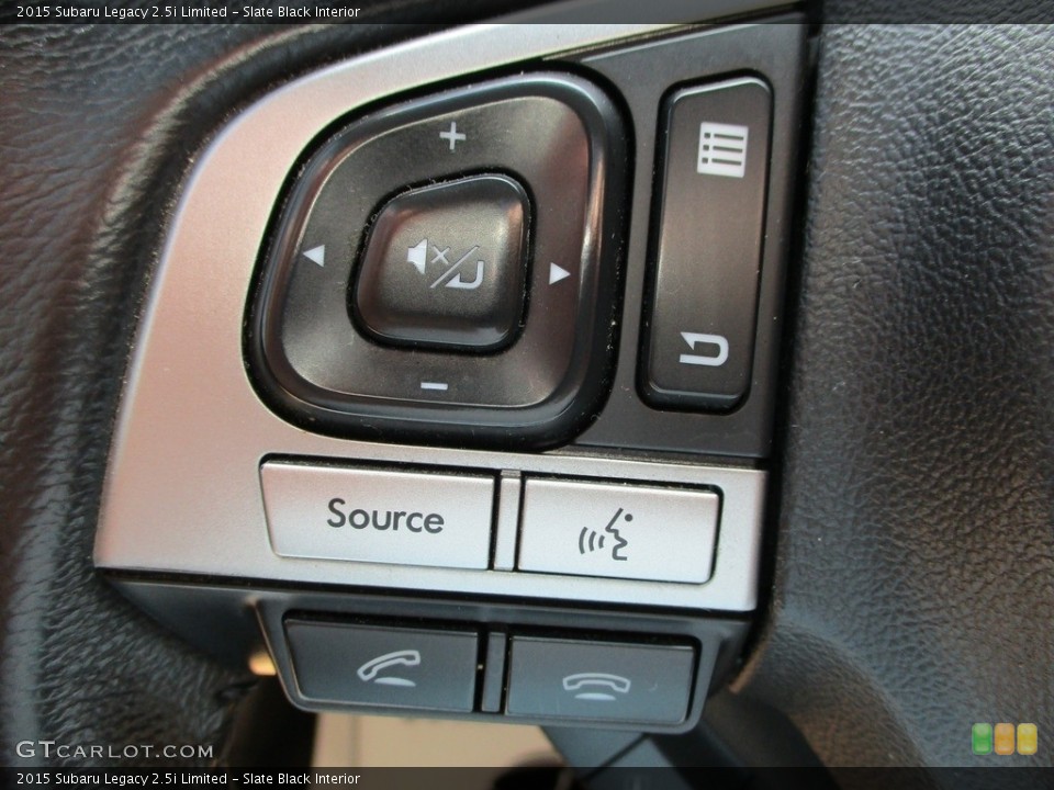 Slate Black Interior Steering Wheel for the 2015 Subaru Legacy 2.5i Limited #144716092