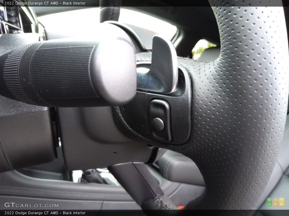 Black Interior Steering Wheel for the 2022 Dodge Durango GT AWD #144717007
