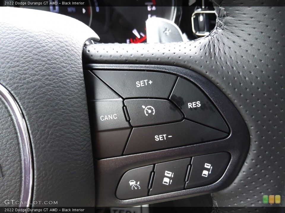 Black Interior Steering Wheel for the 2022 Dodge Durango GT AWD #144717304