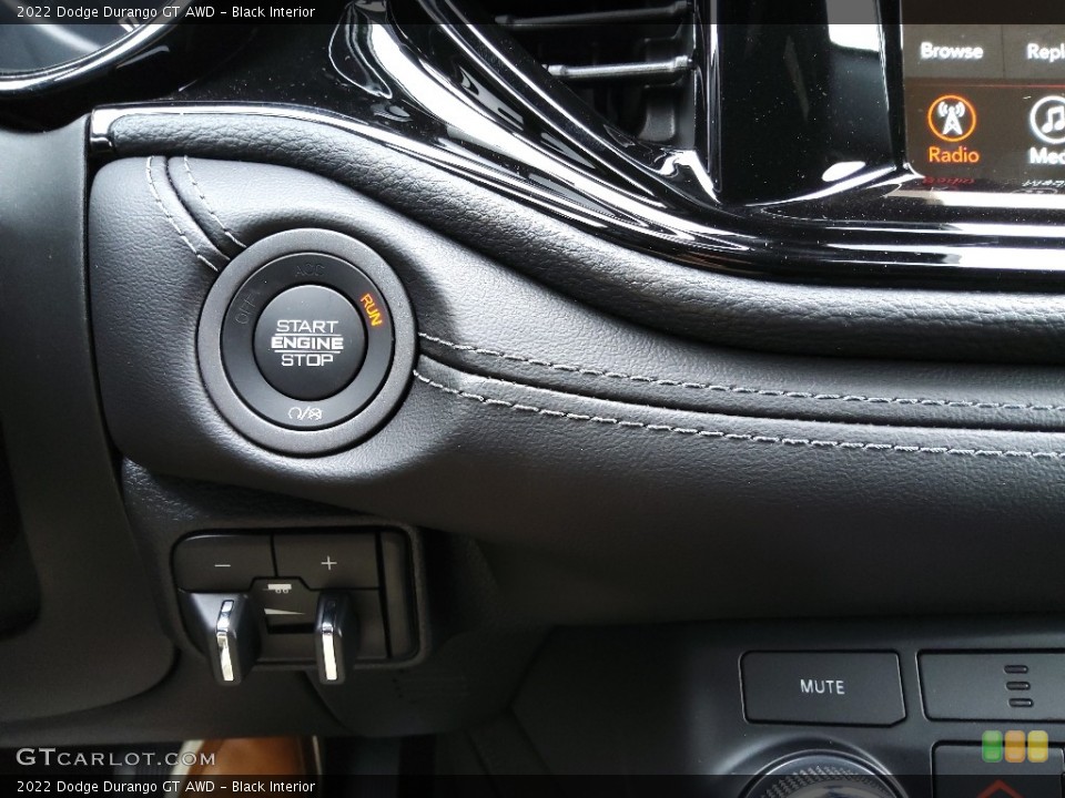 Black Interior Controls for the 2022 Dodge Durango GT AWD #144717358