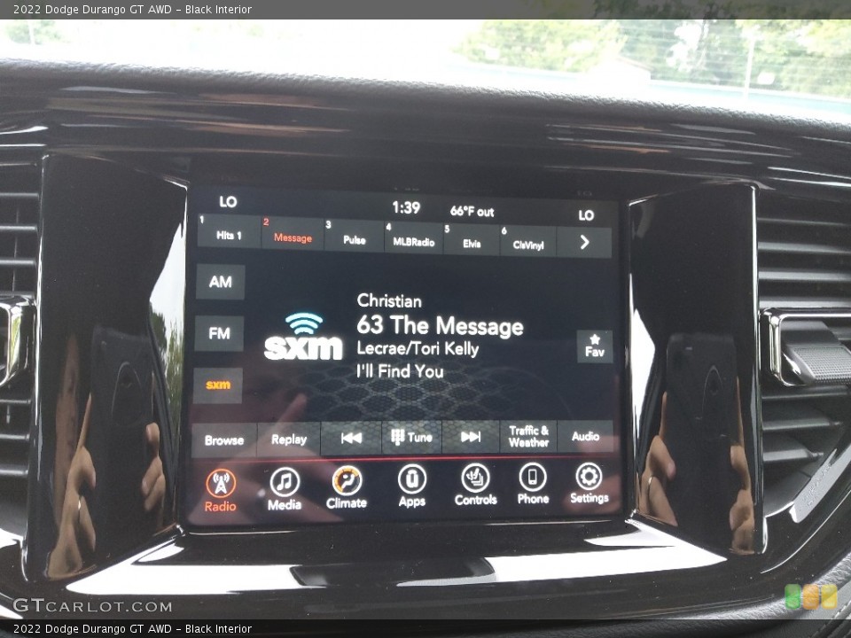 Black Interior Audio System for the 2022 Dodge Durango GT AWD #144717382