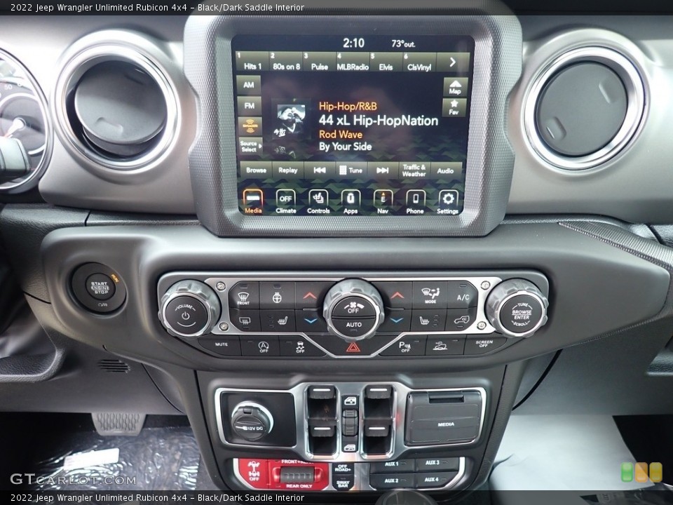 Black/Dark Saddle Interior Controls for the 2022 Jeep Wrangler Unlimited Rubicon 4x4 #144718321