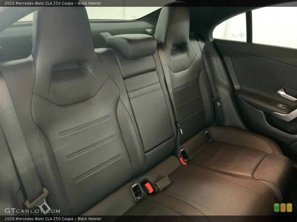Black Interior Rear Seat for the 2020 Mercedes-Benz CLA 250 Coupe #144719092
