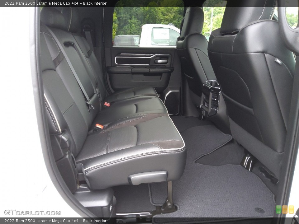 Black Interior Rear Seat for the 2022 Ram 2500 Laramie Mega Cab 4x4 #144719791