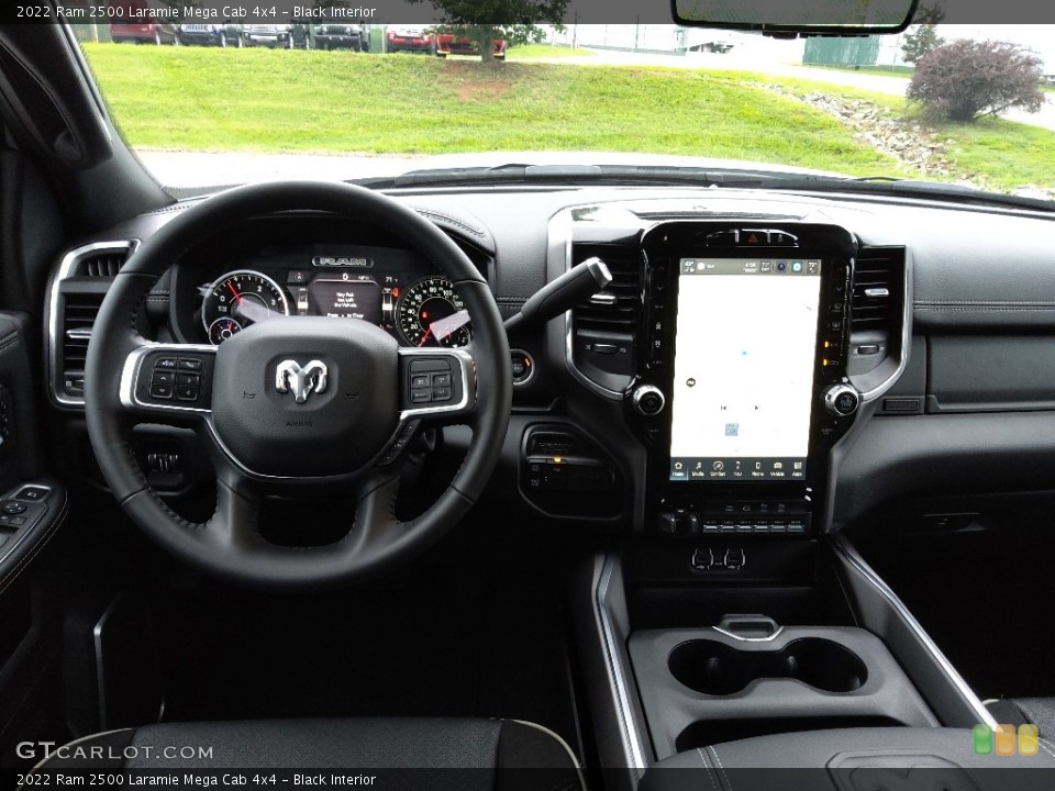 Black Interior Dashboard for the 2022 Ram 2500 Laramie Mega Cab 4x4 #144719833