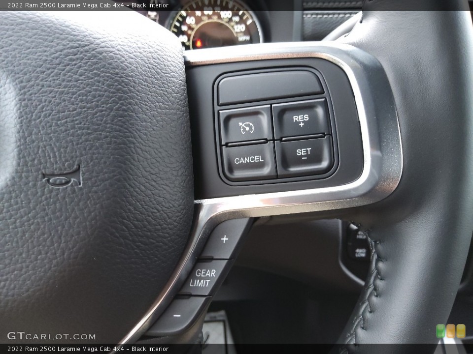 Black Interior Steering Wheel for the 2022 Ram 2500 Laramie Mega Cab 4x4 #144719866