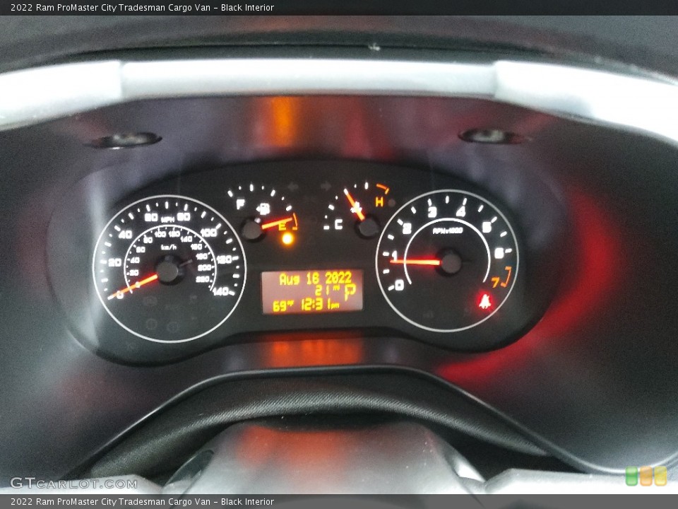 Black Interior Gauges for the 2022 Ram ProMaster City Tradesman Cargo Van #144720397