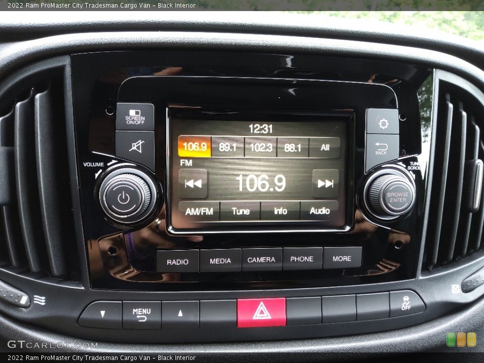 Black Interior Audio System for the 2022 Ram ProMaster City Tradesman Cargo Van #144720412