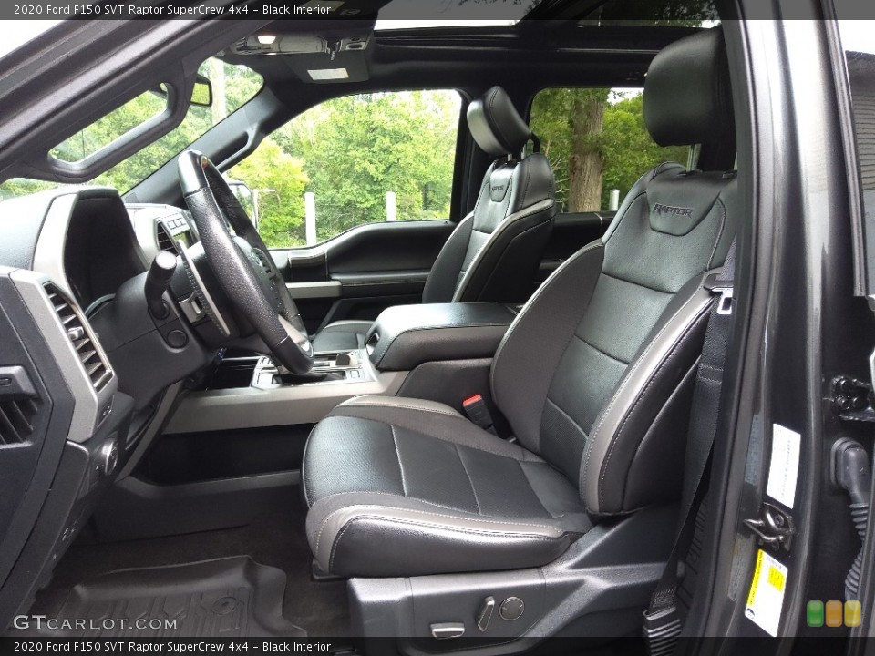 Black Interior Photo for the 2020 Ford F150 SVT Raptor SuperCrew 4x4 #144722029
