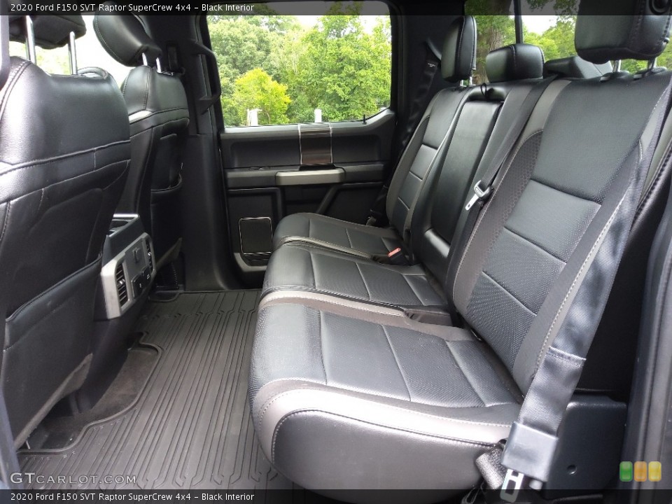 Black Interior Rear Seat for the 2020 Ford F150 SVT Raptor SuperCrew 4x4 #144722074