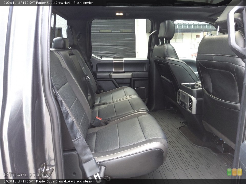 Black Interior Rear Seat for the 2020 Ford F150 SVT Raptor SuperCrew 4x4 #144722092