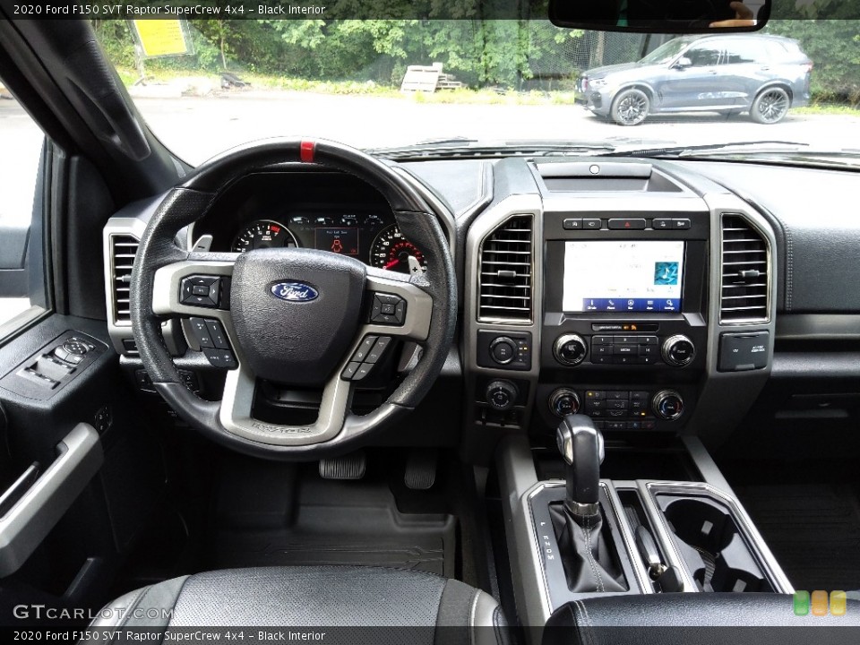 Black Interior Dashboard for the 2020 Ford F150 SVT Raptor SuperCrew 4x4 #144722134