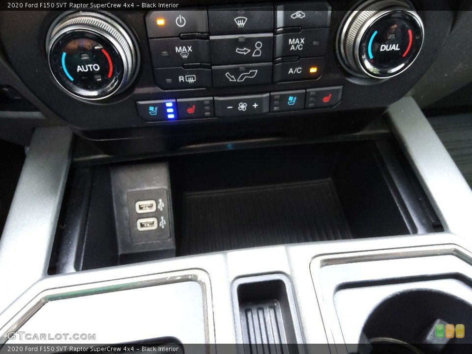 Black Interior Controls for the 2020 Ford F150 SVT Raptor SuperCrew 4x4 #144722374