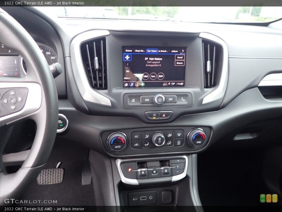 Jet Black Interior Controls for the 2022 GMC Terrain SLE AWD #144722746
