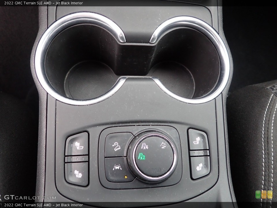 Jet Black Interior Controls for the 2022 GMC Terrain SLE AWD #144722767