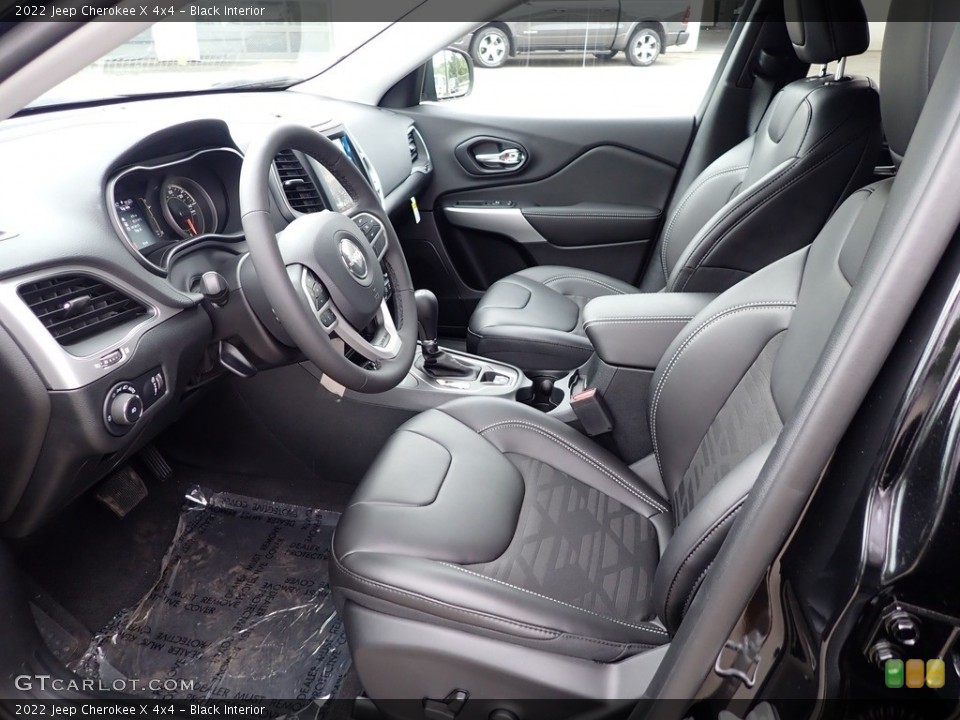 Black Interior Photo for the 2022 Jeep Cherokee X 4x4 #144723130