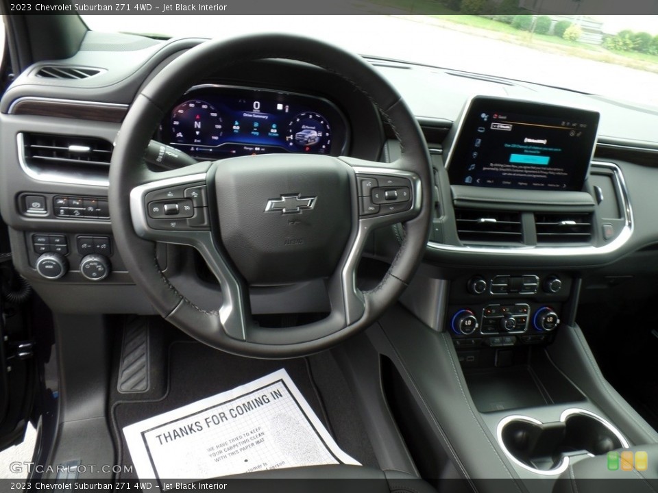 Jet Black Interior Dashboard for the 2023 Chevrolet Suburban Z71 4WD #144724720