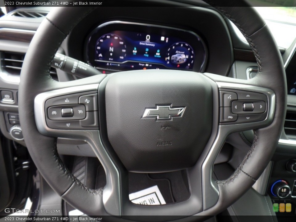 Jet Black Interior Steering Wheel for the 2023 Chevrolet Suburban Z71 4WD #144724738