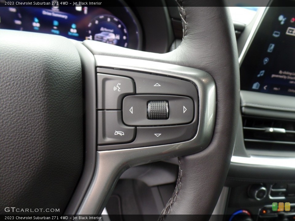 Jet Black Interior Steering Wheel for the 2023 Chevrolet Suburban Z71 4WD #144724759
