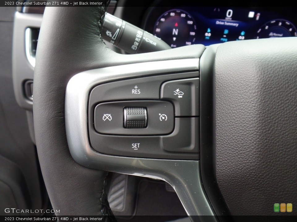 Jet Black Interior Steering Wheel for the 2023 Chevrolet Suburban Z71 4WD #144724783