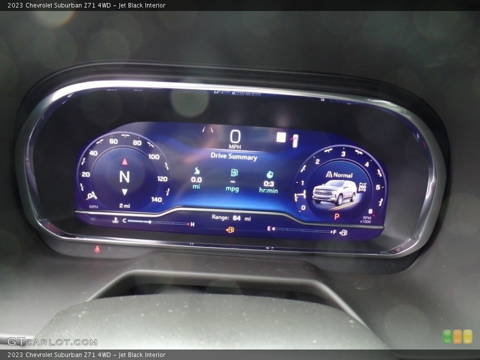 Jet Black Interior Gauges for the 2023 Chevrolet Suburban Z71 4WD #144724820
