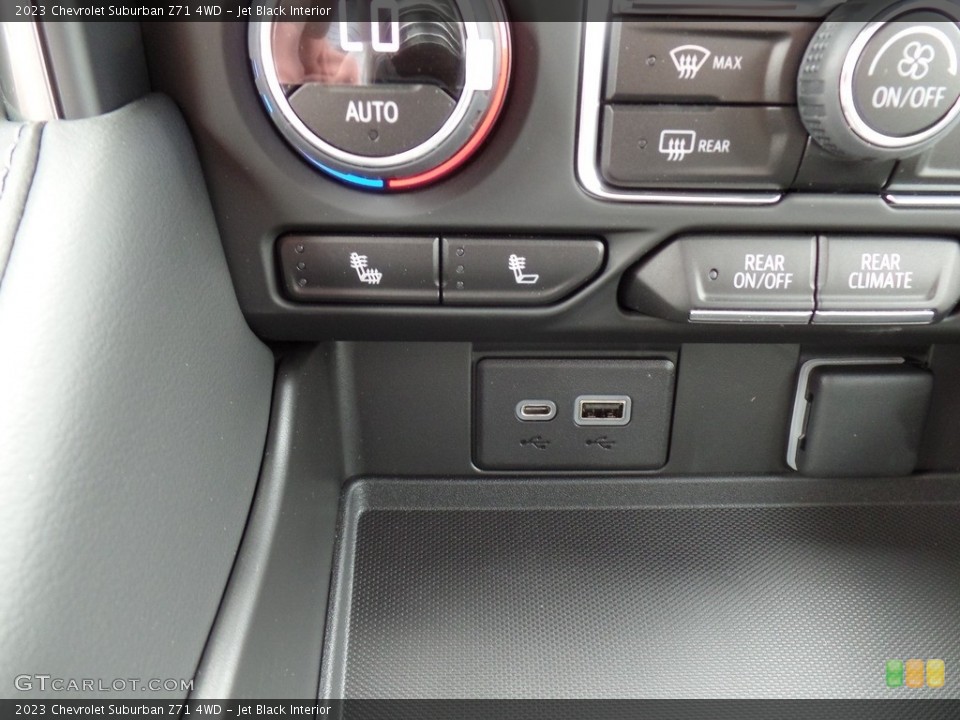 Jet Black Interior Controls for the 2023 Chevrolet Suburban Z71 4WD #144724915