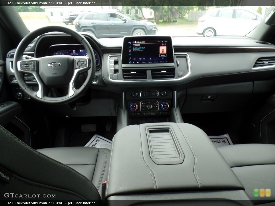 Jet Black Interior Dashboard for the 2023 Chevrolet Suburban Z71 4WD #144725083