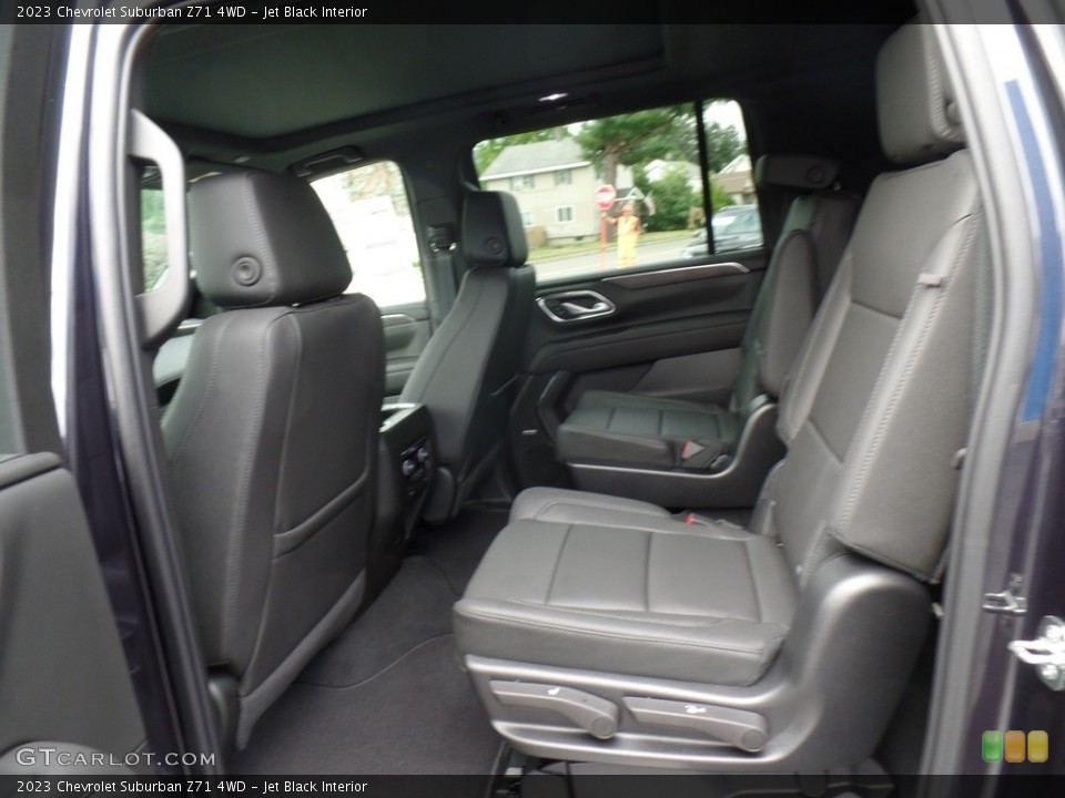 Jet Black Interior Rear Seat for the 2023 Chevrolet Suburban Z71 4WD #144725155