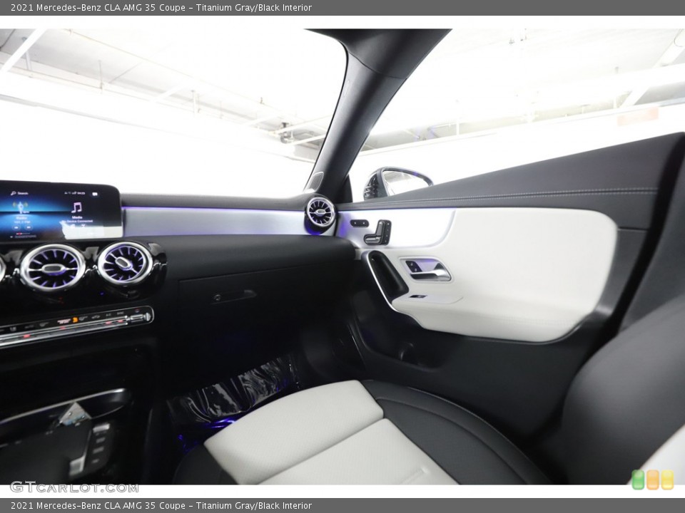 Titanium Gray/Black Interior Door Panel for the 2021 Mercedes-Benz CLA AMG 35 Coupe #144725158