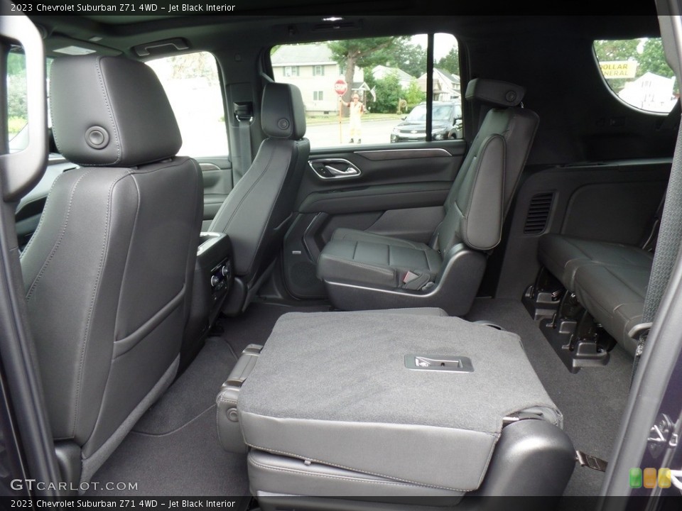Jet Black Interior Rear Seat for the 2023 Chevrolet Suburban Z71 4WD #144725176