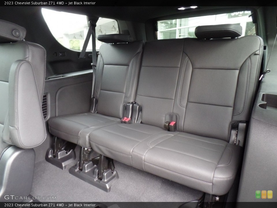 Jet Black Interior Rear Seat for the 2023 Chevrolet Suburban Z71 4WD #144725194