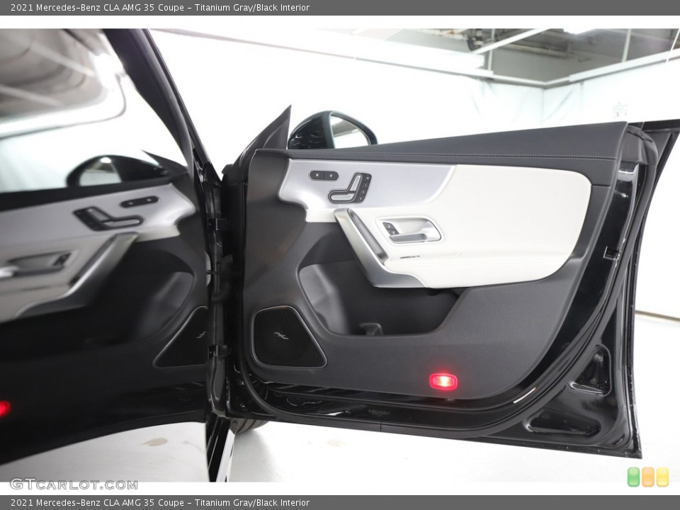 Titanium Gray/Black Interior Door Panel for the 2021 Mercedes-Benz CLA AMG 35 Coupe #144725245