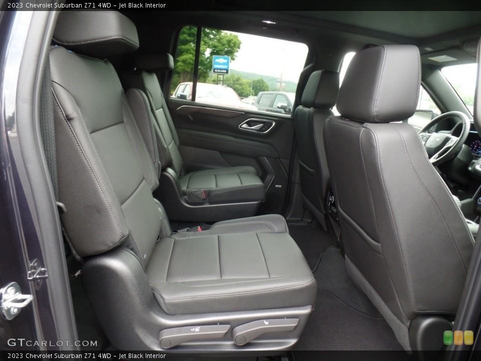 Jet Black Interior Rear Seat for the 2023 Chevrolet Suburban Z71 4WD #144725275