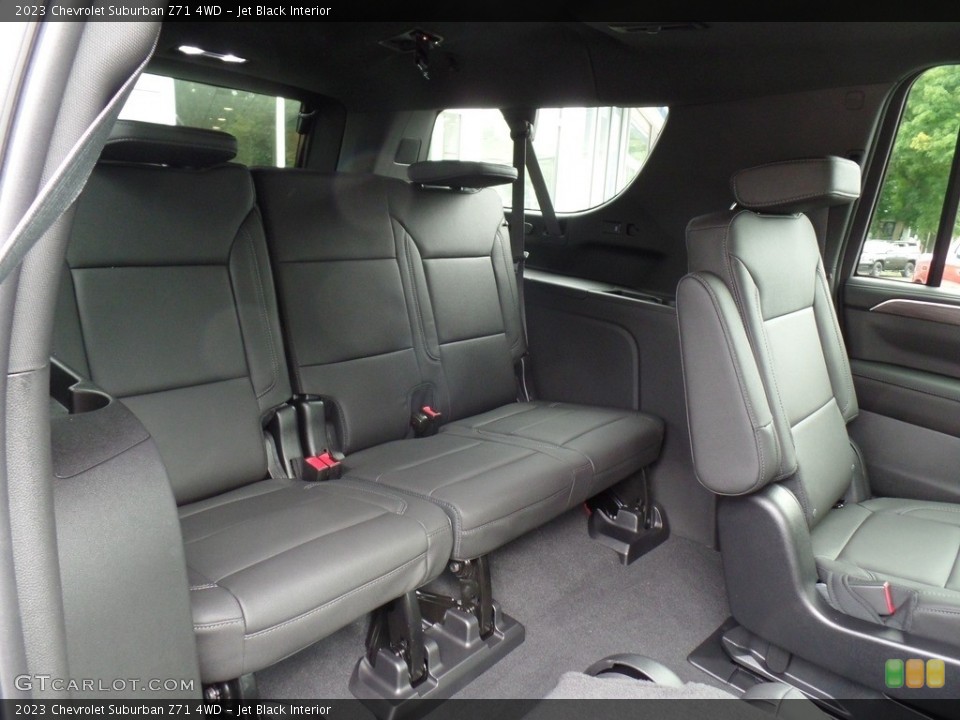 Jet Black Interior Rear Seat for the 2023 Chevrolet Suburban Z71 4WD #144725299