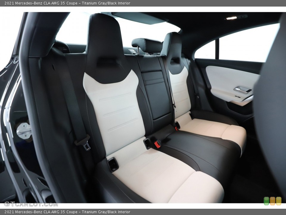 Titanium Gray/Black Interior Rear Seat for the 2021 Mercedes-Benz CLA AMG 35 Coupe #144725308