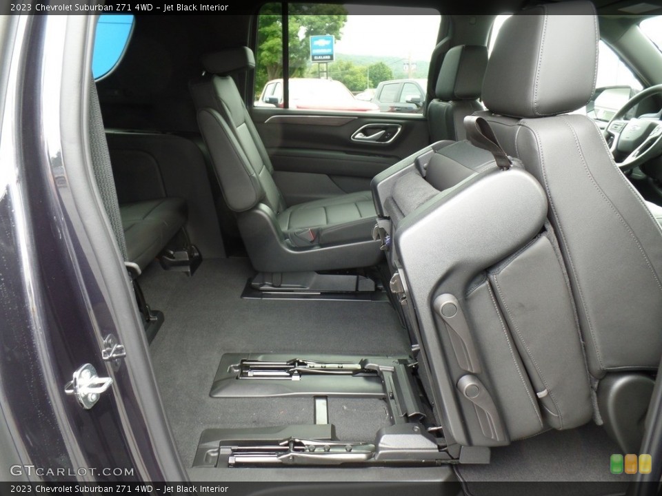 Jet Black Interior Rear Seat for the 2023 Chevrolet Suburban Z71 4WD #144725320