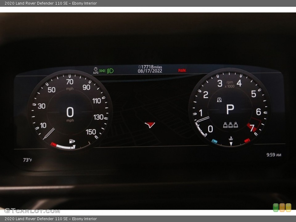 Ebony Interior Gauges for the 2020 Land Rover Defender 110 SE #144727717