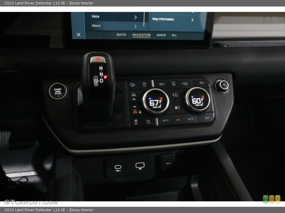 Ebony Interior Controls for the 2020 Land Rover Defender 110 SE #144727765