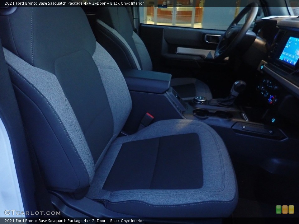 Black Onyx Interior Front Seat for the 2021 Ford Bronco Base Sasquatch Package 4x4 2-Door #144732364