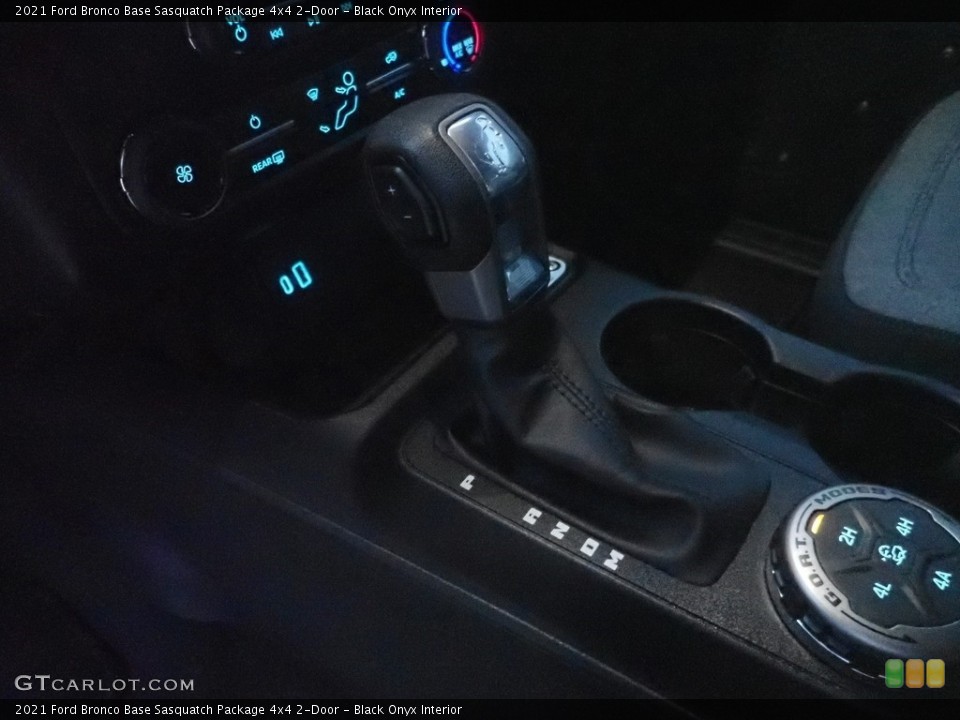 Black Onyx Interior Transmission for the 2021 Ford Bronco Base Sasquatch Package 4x4 2-Door #144732631