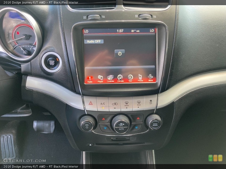 RT Black/Red Interior Controls for the 2016 Dodge Journey R/T AWD #144732764