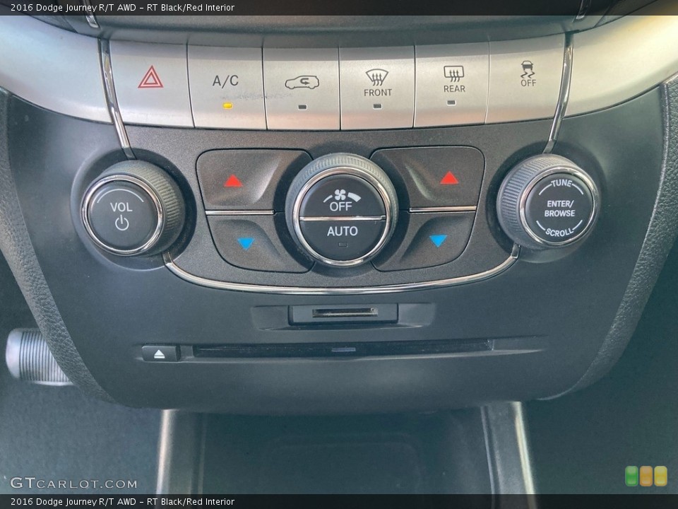 RT Black/Red Interior Controls for the 2016 Dodge Journey R/T AWD #144732808