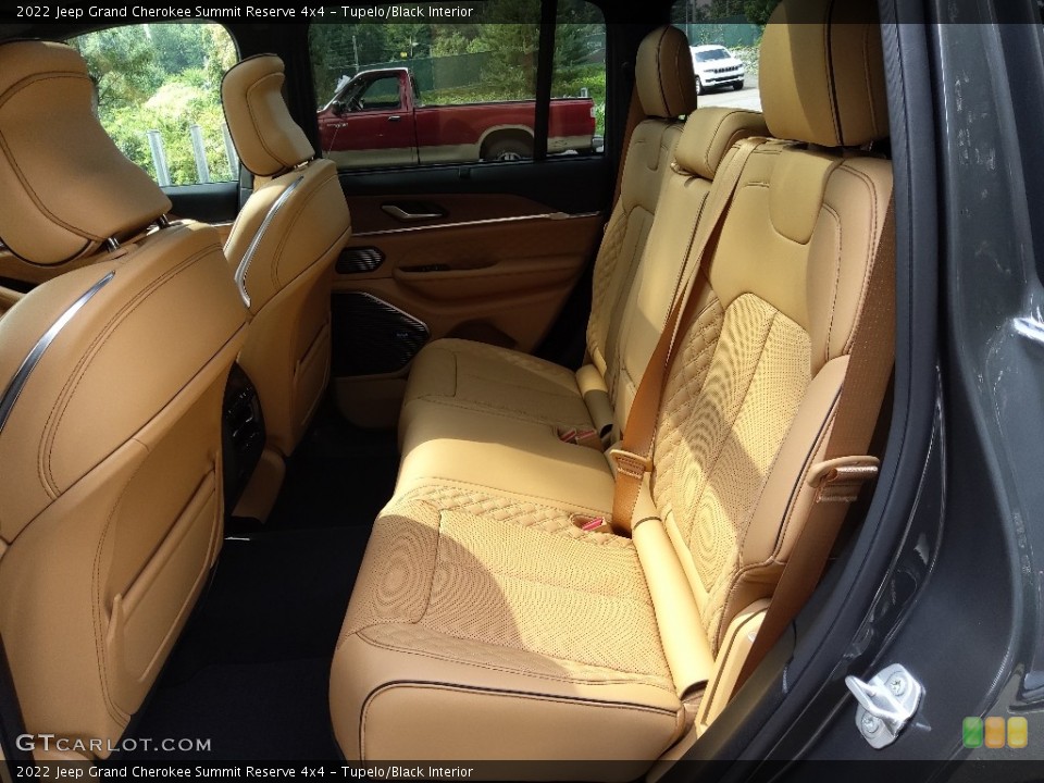 Tupelo/Black Interior Rear Seat for the 2022 Jeep Grand Cherokee Summit Reserve 4x4 #144733600