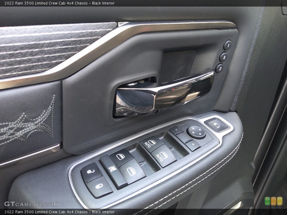 Black Interior Door Panel for the 2022 Ram 3500 Limited Crew Cab 4x4 Chassis #144734260