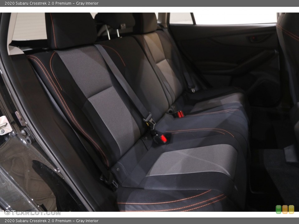 Gray Interior Rear Seat for the 2020 Subaru Crosstrek 2.0 Premium #144736139