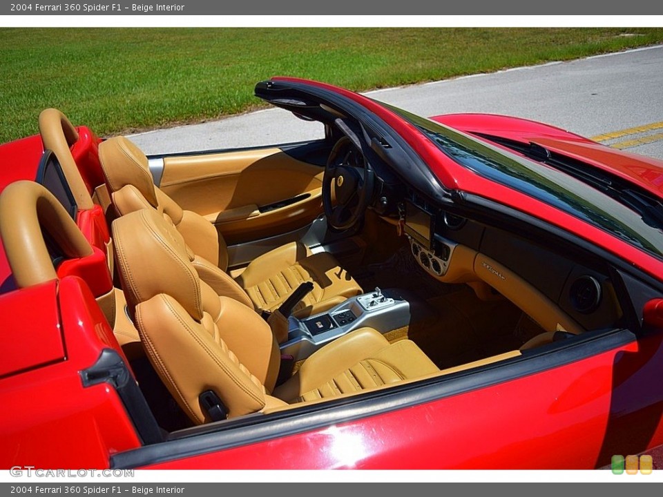 Beige Interior Front Seat for the 2004 Ferrari 360 Spider F1 #144736319