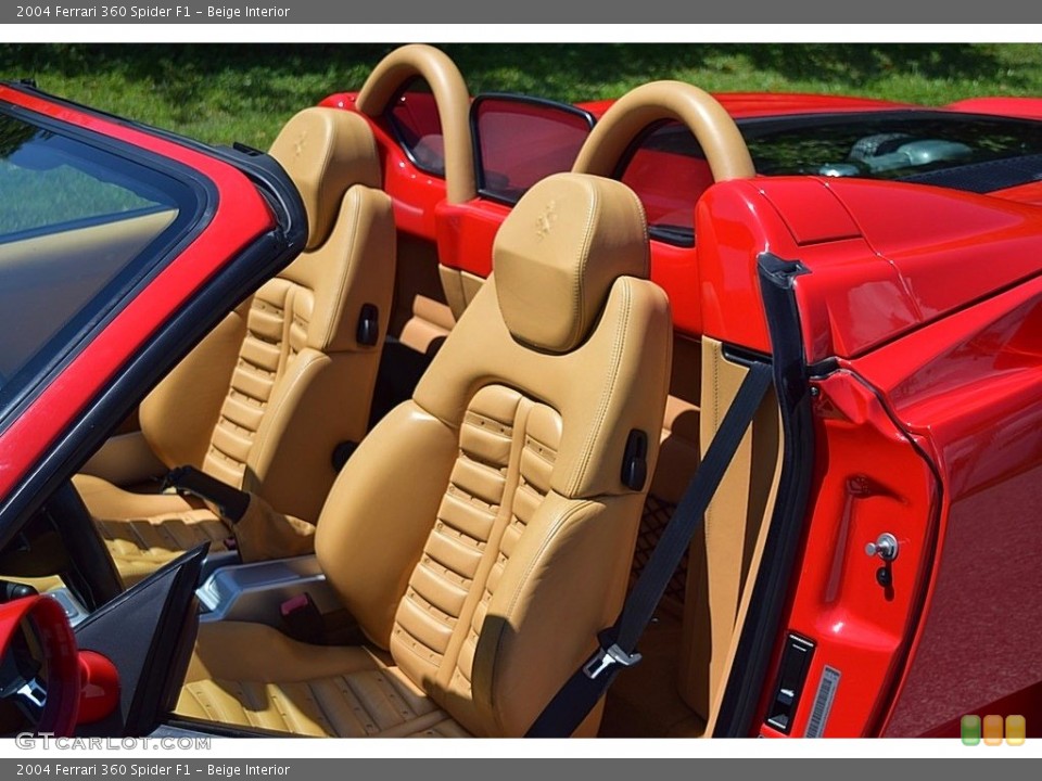 Beige Interior Front Seat for the 2004 Ferrari 360 Spider F1 #144736478