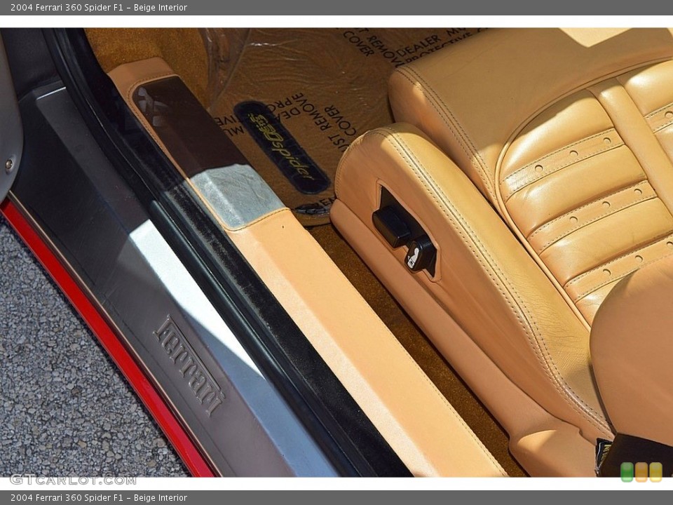 Beige Interior Front Seat for the 2004 Ferrari 360 Spider F1 #144736532