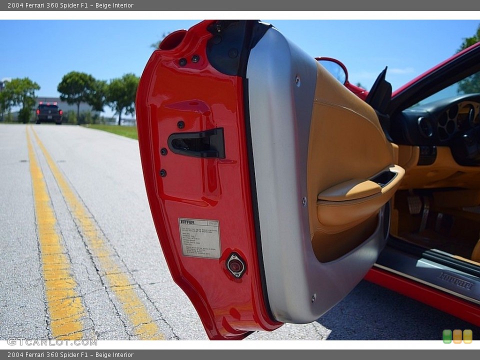 Beige Interior Door Panel for the 2004 Ferrari 360 Spider F1 #144736580